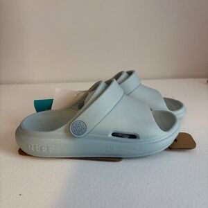 Reef Little Rio Slide Kids Size 10 Ether Blue Water Friendly Foam Sandals